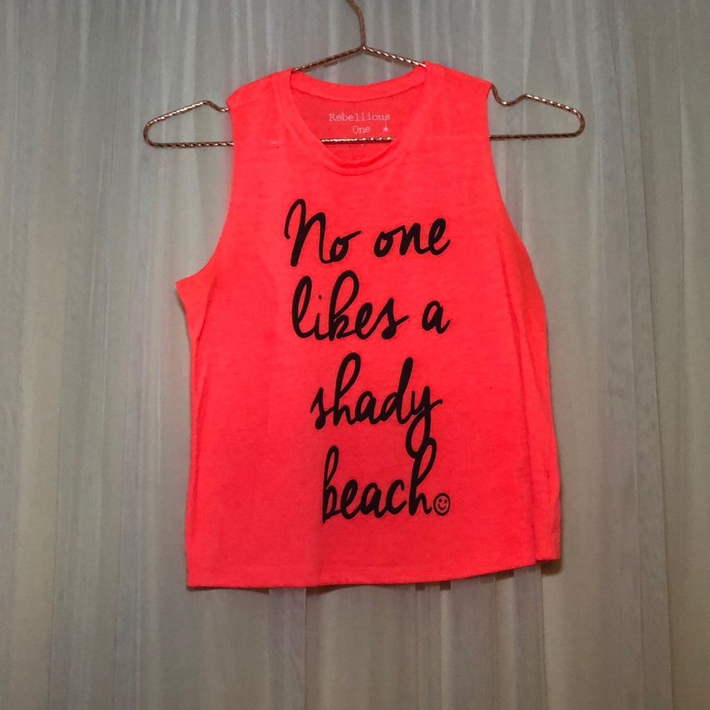 Cut-Off Graphic Workout Tank